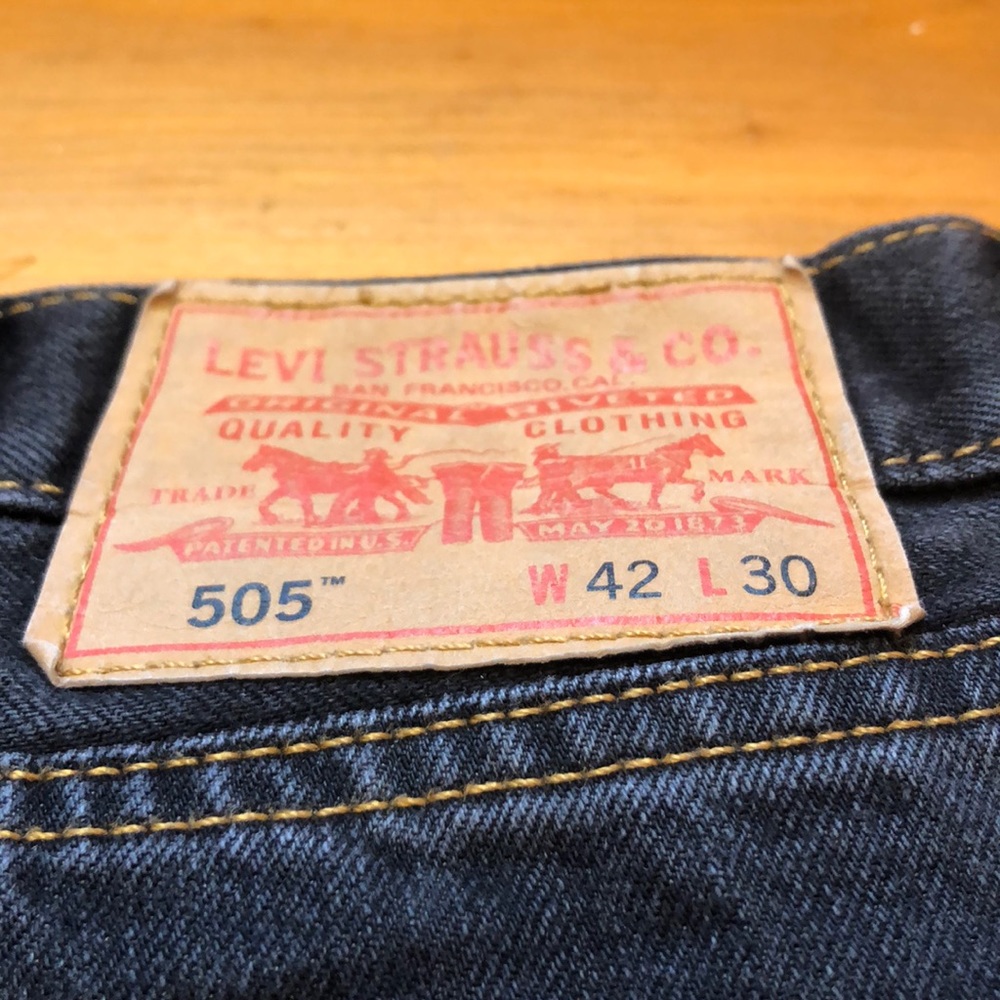 Levi’s 505 Black Jeans
